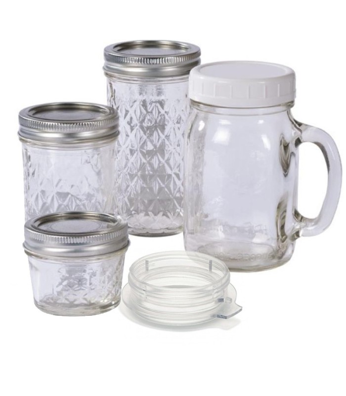 Promo-Pack 4 Gobelets en verre pour Blender Tribest