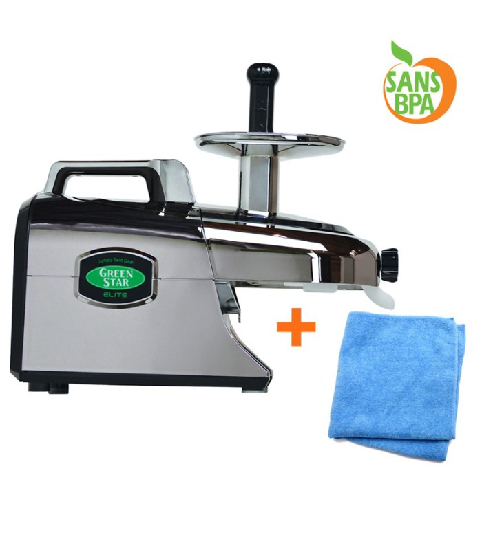 Promo-Pack ! Greenstar Elite Chromé - Tribest - Avec Kit à pâtes