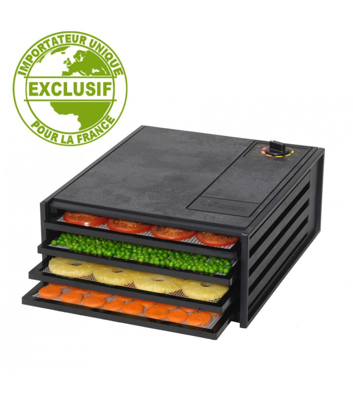 Deshydrateur Excalibur 4 plateaux sans minuteur - Noir