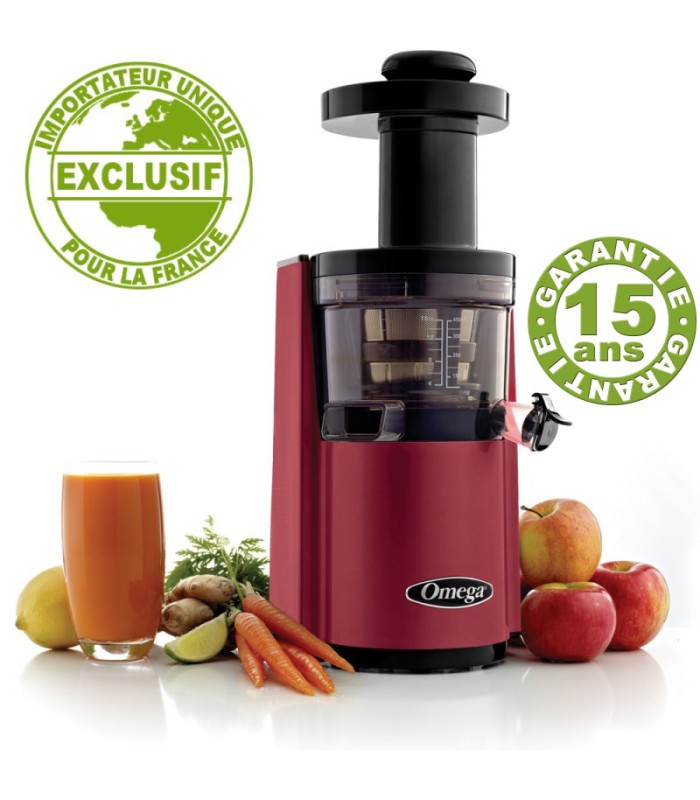 Extracteur de jus Omega VSJ843 - Rouge