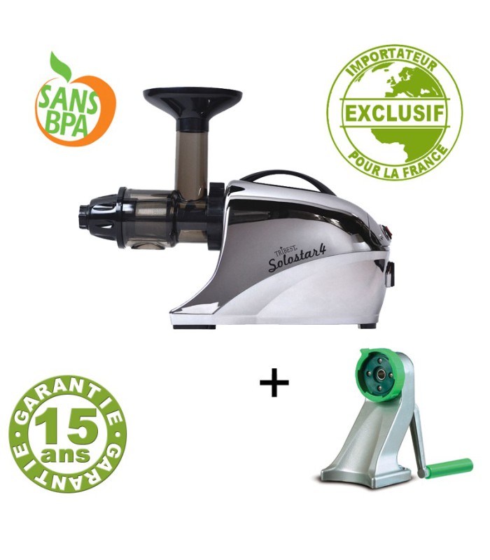 Promo-Pack ! SoloStar 4 Chromé + Bloc manivelle Z-Bloc - Tribest