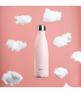 Bouteille isotherme Qwetch - Rose poudré - 750 ml