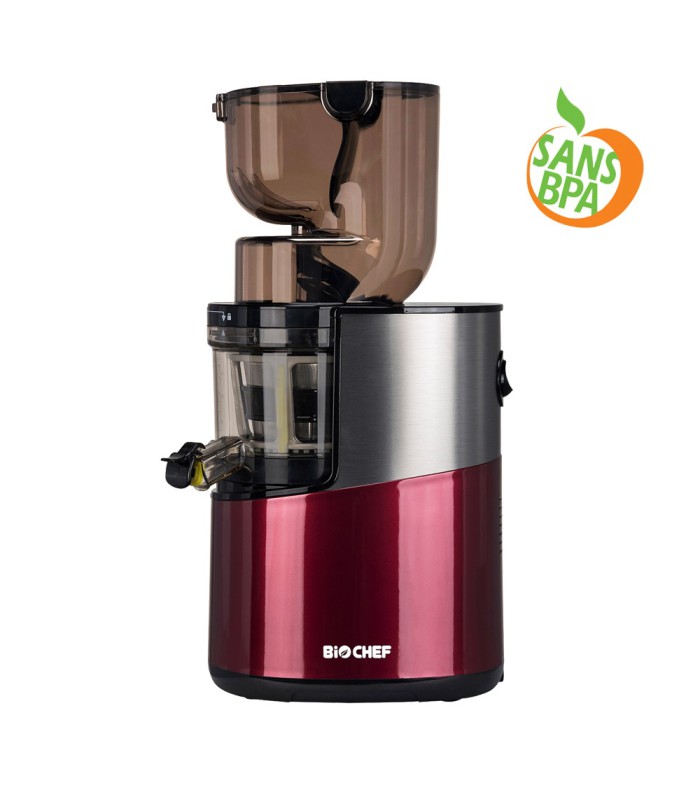 Extracteur de Jus BioChef Atlas Whole Slow Juicer PRO - ROUGE