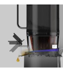 Extracteur de jus vertical Hurom H200 - Noir