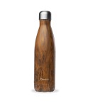 Bouteille isotherme Qwetch - Wood - 500 ml