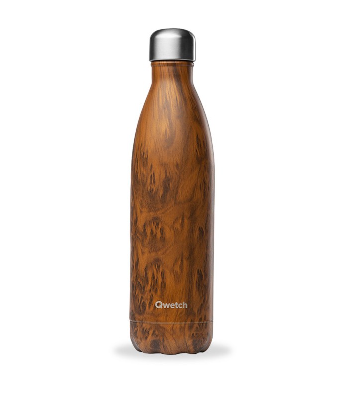 Bouteille isotherme Qwetch - Wood - 750 ml