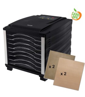 Déshydrateur BioChef Arizona 8 plateaux - Noir