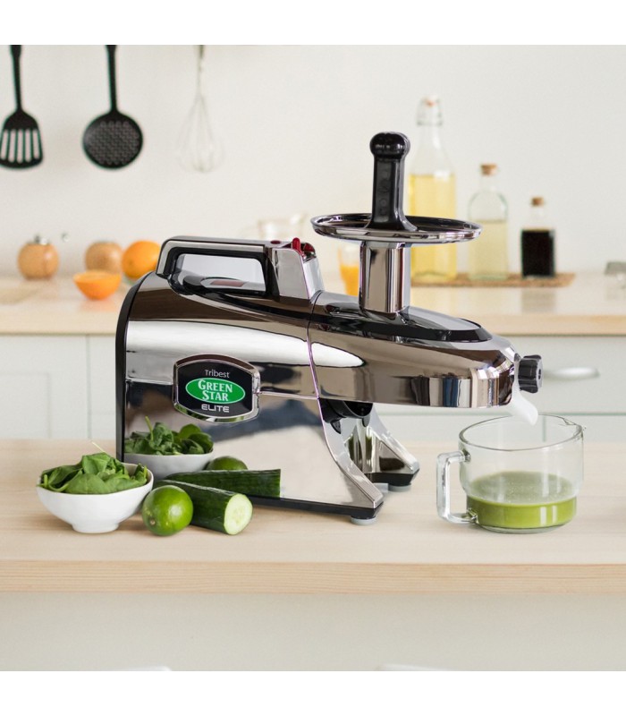 Promo-Pack ! Greenstar Elite Chromé - Tribest - Avec Kit à pâtes