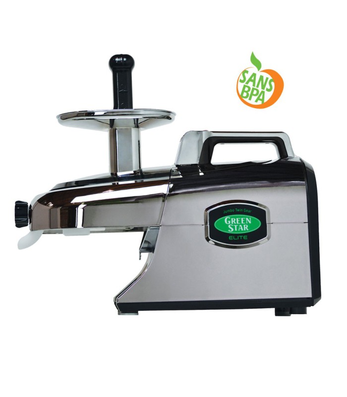 Promo-Pack ! Greenstar Elite Chromé - Tribest - Avec Kit à pâtes