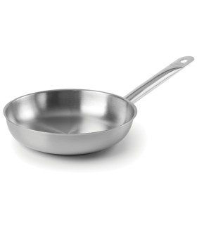 Lot de 3 poĂŞles tout inox Lacor Chef