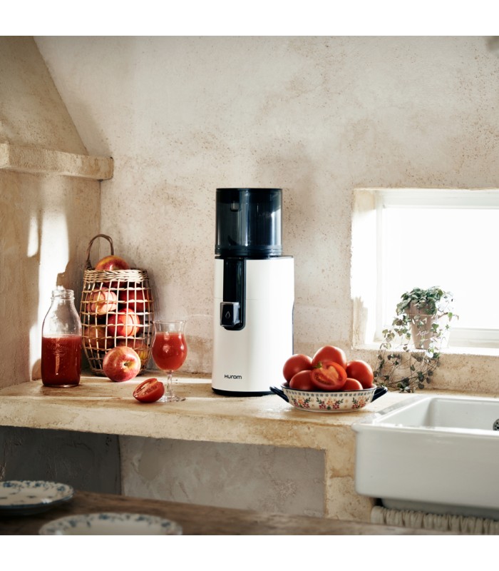 Extracteur de jus vertical Hurom H400 - Blanc