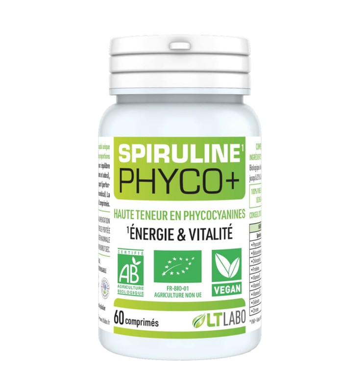 Complément nutritionnel Spiruline Bio - 60 comprimés