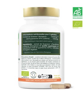 Guarana Bio Amoseeds - 90 gélules