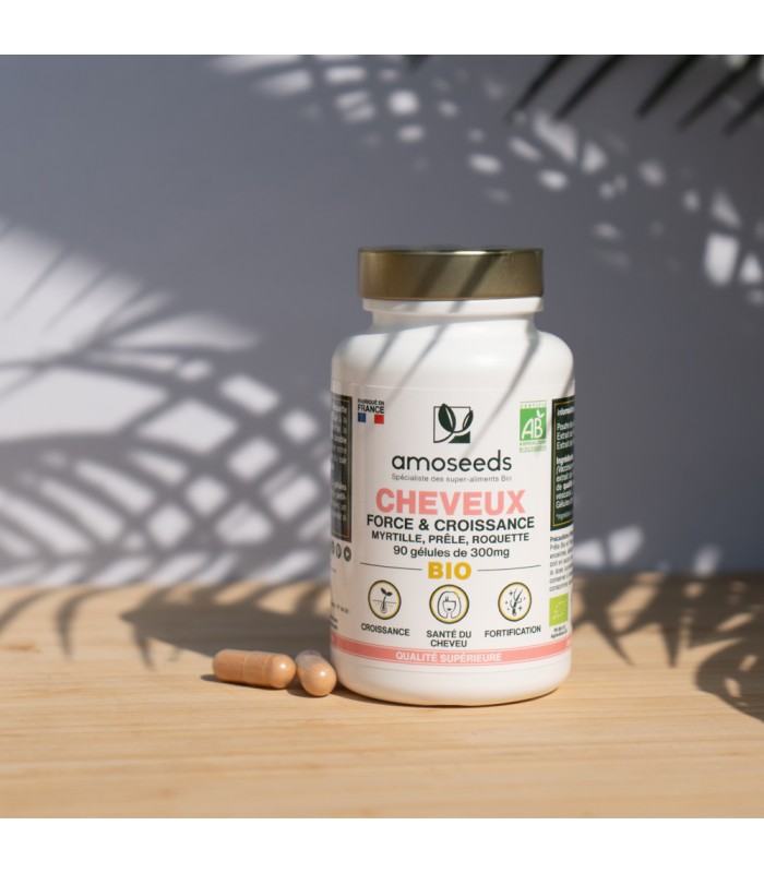 Complexe Cheveux Bio Amoseeds - 90 gélules