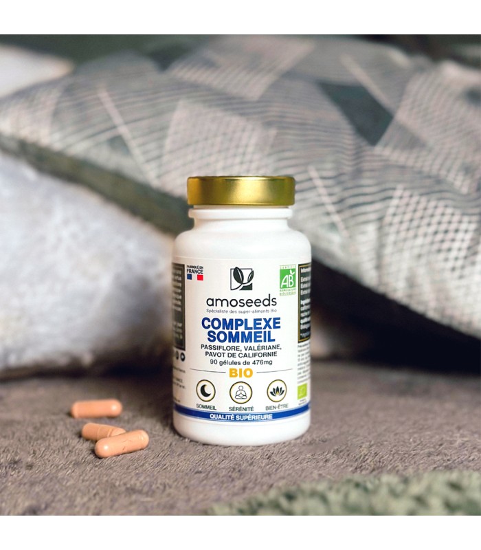 Complexe Sommeil Bio Amoseeds - 90 gélules