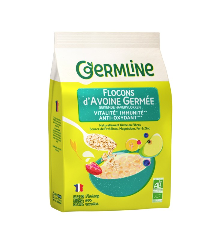 Avoine germé Bio en flocons 350 g