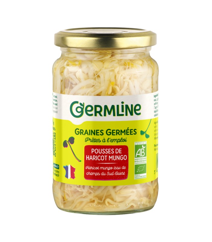 Conserve de pousse Haricot Mungo Bio 330g