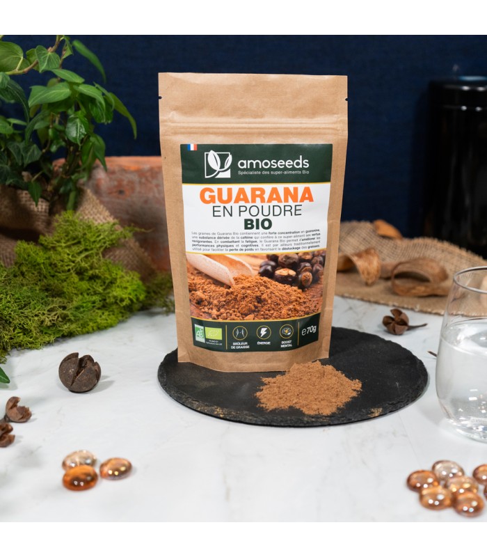 Guarana Bio en poudre Amoseeds - 70g