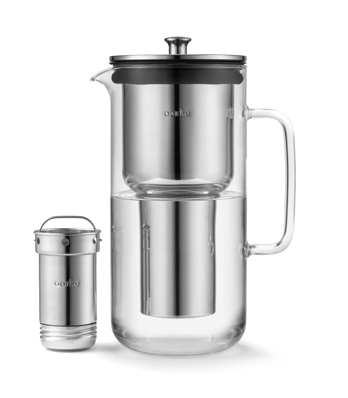 Carafe 2,36L filtrante Aarke rechargeable