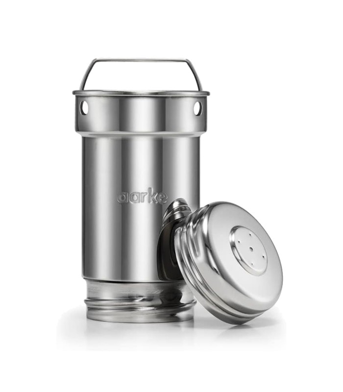Carafe filtrante Aarke en verre et inox - 2,36L
