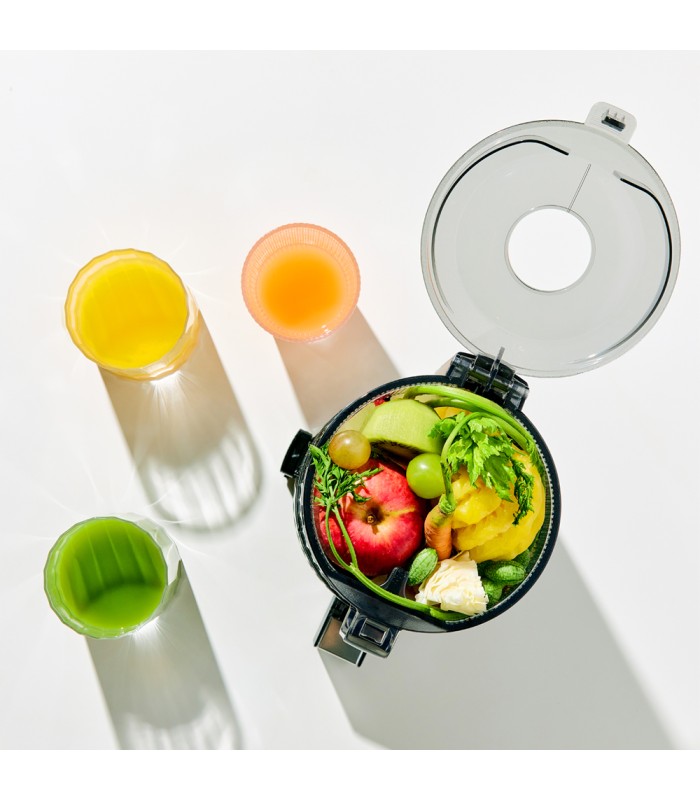 Extracteur de jus vertical Hurom H70-FT - Gris Titane