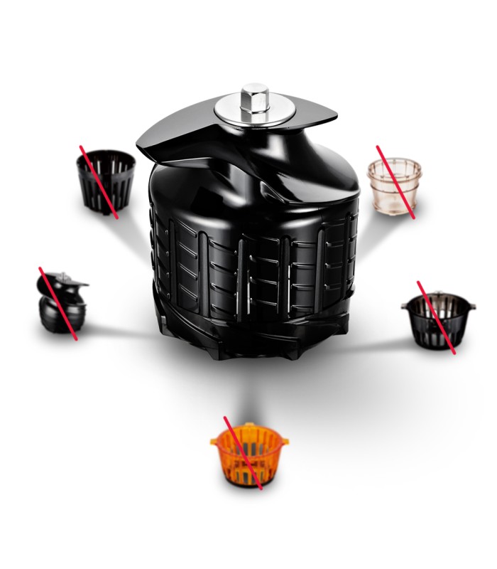 Extracteur de jus vertical Hurom H70-FT - Gris Titane