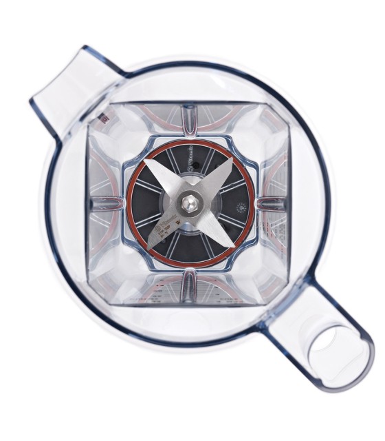 Bol De Rechange Transparent Rehomy Pour Mixeur Vitamix - 1.8L Avec Lame Acier Inoxydable Et Couvercle