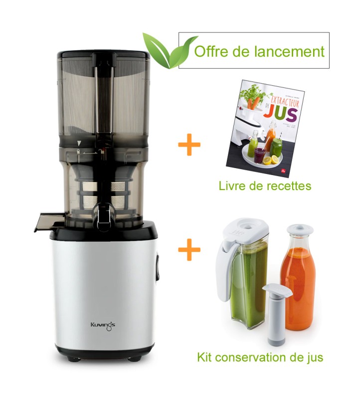 Extracteur de jus vertical Kuvings Auto6 bol d'introduction 1,7L