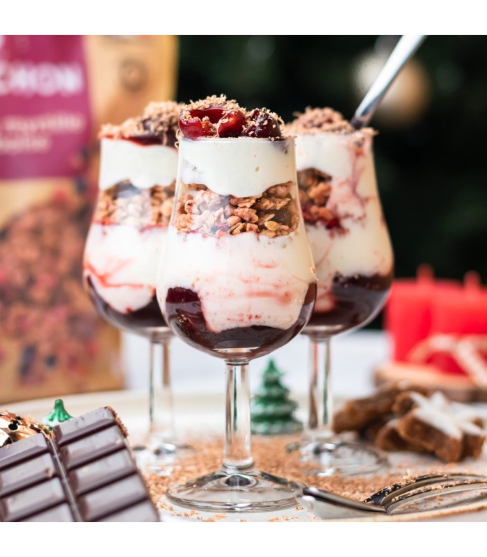 Muesli Croustillant Framboise-Chocolat Bio Favrichon - 500g