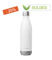 Bouteille isotherme Qwetch - Blanc brillant - 750 ml