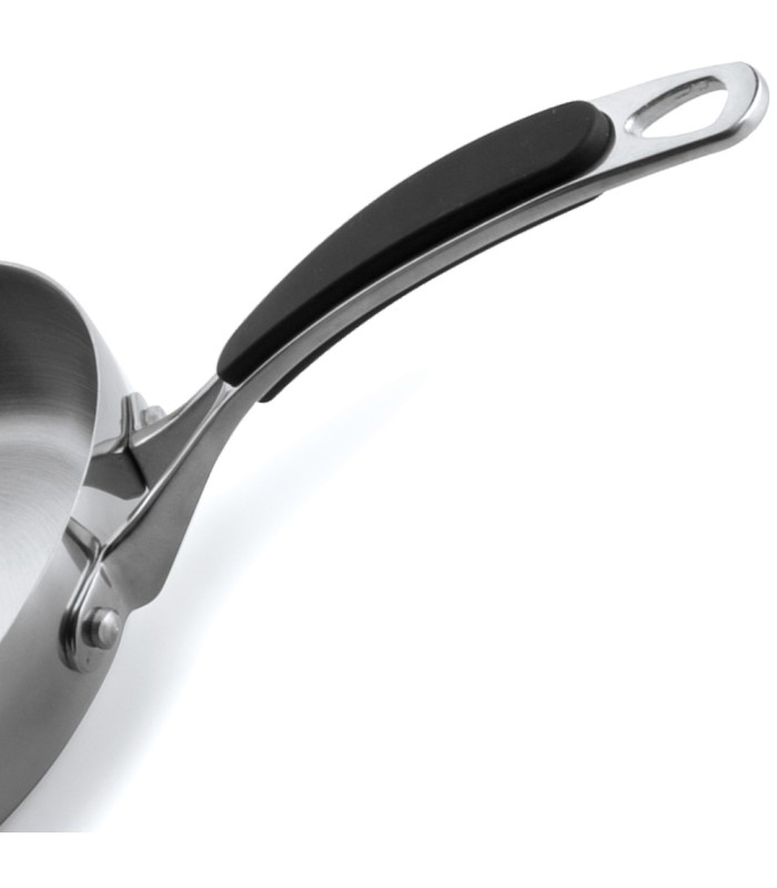 Poêle inox Lacor Trimétal 28 cm