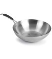 Wok inox Lacor Trimétal 28 cm