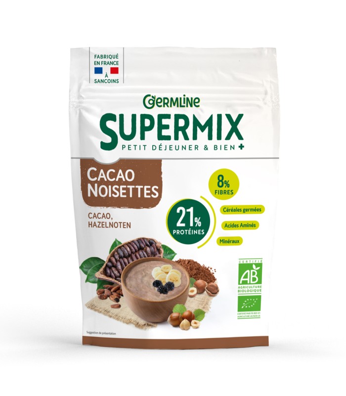 Supermix petit déjeuner Cacao et Noisette Germline
