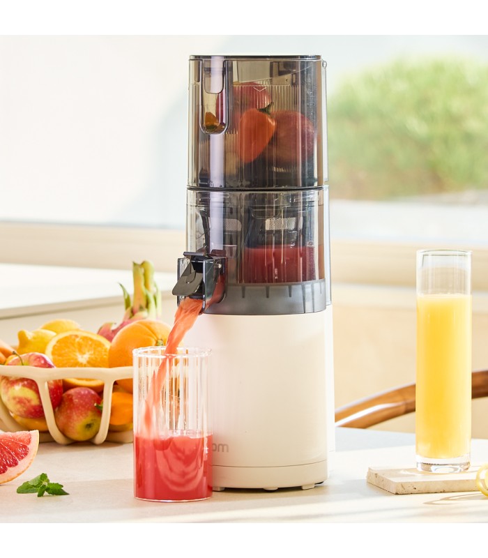 Extracteur de jus vertical Hurom E30ST - Blanc