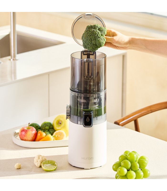 Extracteur de jus vertical Hurom E30ST - Blanc