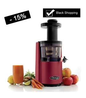 Extracteur de jus Omega VSJ843 - Rouge