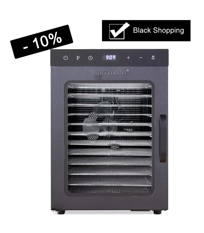 Déshydrateur alimentaire Wartmann WM2512 noir