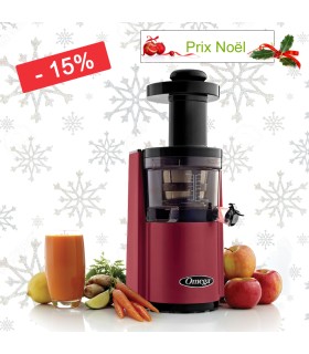 Extracteur de jus Omega VSJ843 - Rouge