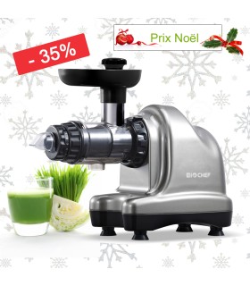 Extracteur de jus BioChef Axis Cold Press Argent