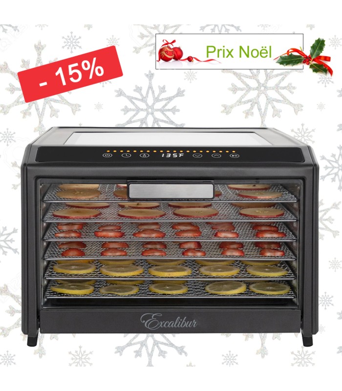 Déshydrateur alimentaire Excalibur Performance 6 plateaux inox