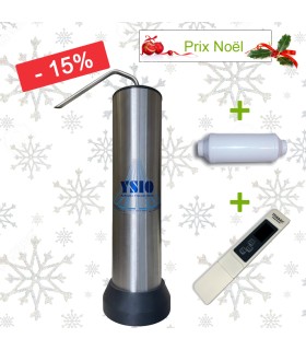 Promo-Pack ! Fontaine Inox + 1 préfiltre + 1 conductimètre