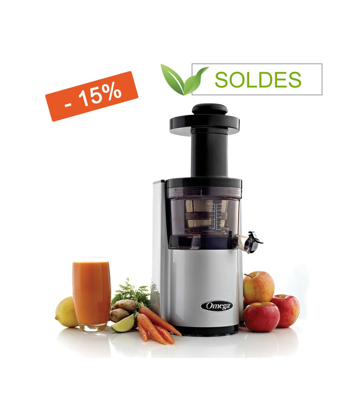 Extracteur de jus Omega VSJ843 - Argenté