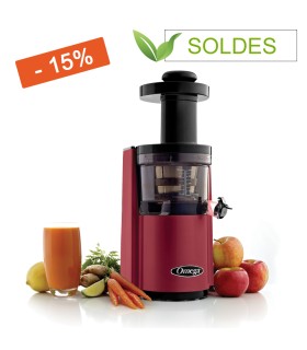 Extracteur de jus Omega VSJ843 - Rouge