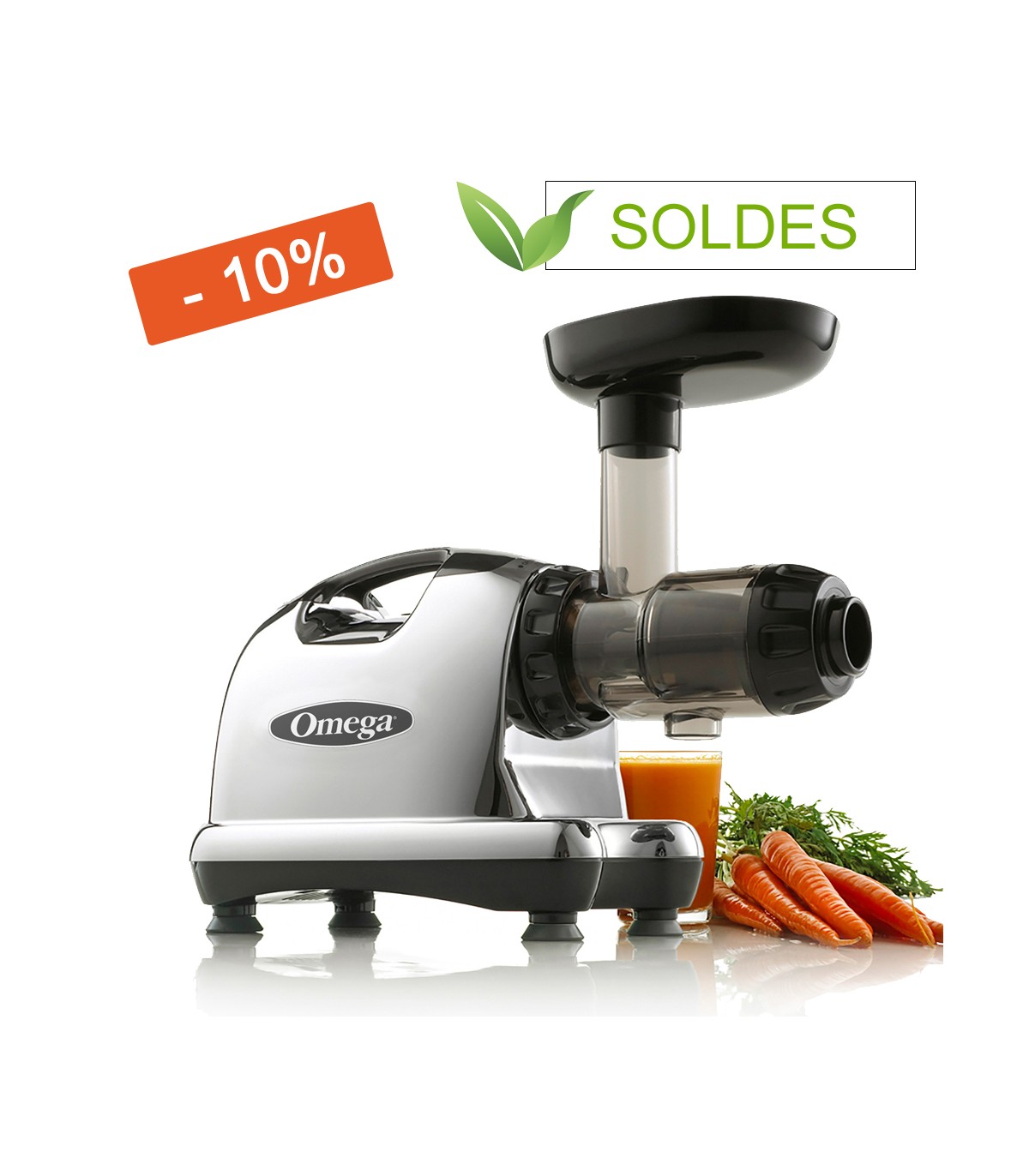 Extracteur de jus Omega 8226 Chromé