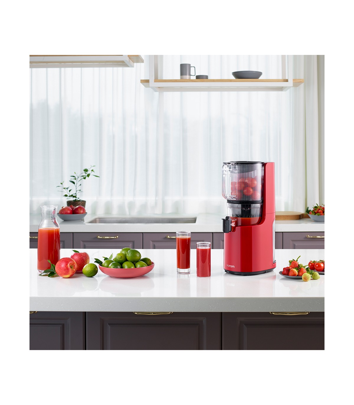 OCCASION - Extracteur de jus Hurom H200 rouge