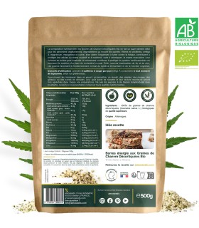 Graines de Chanvre Décortiquées Bio Amoseeds - 500g