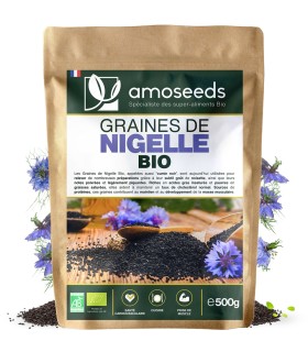 Graines de nigelle Bio Amoseeds 500 grammes