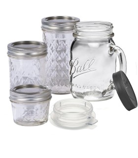 Promo-Pack 4 Gobelets en verre pour Blender Tribest