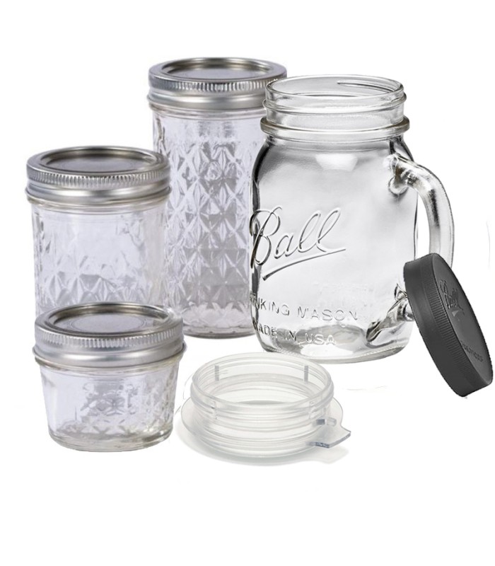 Promo-Pack 4 Gobelets en verre pour Blender Tribest