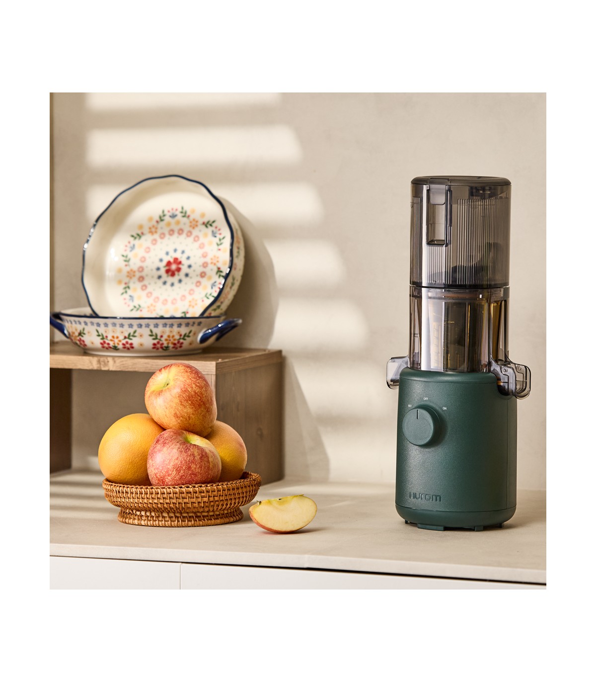 Extracteur de jus vertical Hurom H310A - Vert
